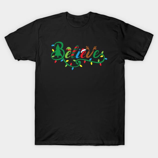 Believe Christmas T-Shirt by zooma